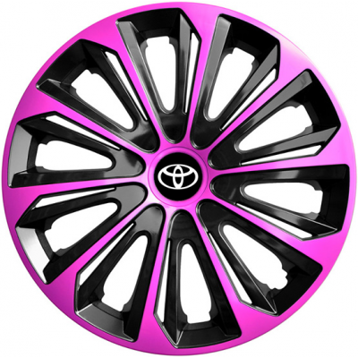 KRYTY KOLIES PRE TOYOTA 16" STRONG pink/black 4ks